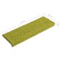 vidaXL Stufenmatten 15 Stk. 65x21x4 cm Grün vidaXL Stufenmatten 15 Stk. 65x21x4 cm Grün