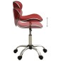 vidaXL Friseur Rollhocker Weinrot Kunstleder vidaXL Friseur Rollhocker Weinrot Kunstleder