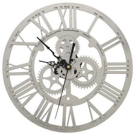 vidaXL Wanduhr Silbern 30 cm Acryl 