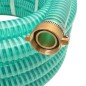 vidaXL Saugschlauch mit Messing-Anschlüssen 15 m 25 mm Grün vidaXL Saugschlauch mit Messing-Anschlüssen 15 m 25 mm Grün