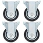 vidaXL Bockrollen 4 Stk. 75 mm vidaXL Bockrollen 4 Stk. 75 mm