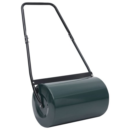 vidaXL Rasenwalze Grün und Schwarz 63 cm 50 L
