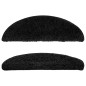 vidaXL Stufenmatten 10 Stk. 56x17x3 cm Schwarz vidaXL Stufenmatten 10 Stk. 56x17x3 cm Schwarz