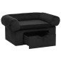 vidaXL Hundesofa mit Schublade Schwarz 75x50x38 cm Plüsch vidaXL Hundesofa mit Schublade Schwarz 75x50x38 cm Plüsch