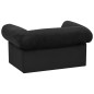vidaXL Hundesofa mit Schublade Schwarz 75x50x38 cm Plüsch vidaXL Hundesofa mit Schublade Schwarz 75x50x38 cm Plüsch
