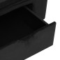 vidaXL Hundesofa mit Schublade Schwarz 75x50x38 cm Plüsch vidaXL Hundesofa mit Schublade Schwarz 75x50x38 cm Plüsch