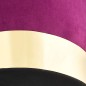 vidaXL Hocker Lila und Golden Samt vidaXL Hocker Lila und Golden Samt