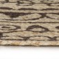 vidaXL Teppich Handgefertigt Jute mit Dunkelbraunem Aufdruck 120 cm vidaXL Teppich Handgefertigt Jute mit Dunkelbraunem Aufdruck 120 cm