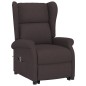 vidaXL Aufstehsessel Dunkelbraun Stoff vidaXL Aufstehsessel Dunkelbraun Stoff