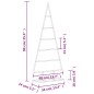 vidaXL Metall-Weihnachtsbaum für Dekorationen Schwarz 90 cm vidaXL Metall-Weihnachtsbaum für Dekorationen Schwarz 90 cm