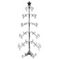 vidaXL Metall-Weihnachtsbaum für Dekorationen Schwarz 150 cm vidaXL Metall-Weihnachtsbaum für Dekorationen Schwarz 150 cm