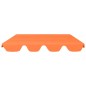 vidaXL Ersatzdach für Hollywoodschaukel Orange 150/130x105/70 cm vidaXL Ersatzdach für Hollywoodschaukel Orange 150/130x105/70 cm