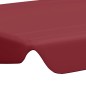 vidaXL Ersatzdach für Hollywoodschaukel Weinrot 188/168x145/110 cm vidaXL Ersatzdach für Hollywoodschaukel Weinrot 188/168x145/110 cm