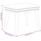 vidaXL Relaxsessel mit Hocker Schwarz Samt vidaXL Relaxsessel mit Hocker Schwarz Samt