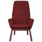 vidaXL Relaxsessel mit Hocker Weinrot Stoff vidaXL Relaxsessel mit Hocker Weinrot Stoff