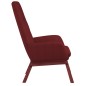 vidaXL Relaxsessel mit Hocker Weinrot Stoff vidaXL Relaxsessel mit Hocker Weinrot Stoff
