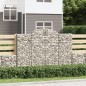 vidaXL Gabionen mit Hochbogen 20Stk. 200x30x140/160cm Verzinktes Eisen vidaXL Gabionen mit Hochbogen 20Stk. 200x30x140/160cm Verzinktes Eisen