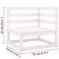 vidaXL 8-tlg. Garten-Lounge-Set mit Kissen Massivholz Kiefer vidaXL 8-tlg. Garten-Lounge-Set mit Kissen Massivholz Kiefer