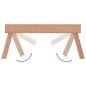 vidaXL Klapptablett 55x35x25 cm Massivholz Teak vidaXL Klapptablett 55x35x25 cm Massivholz Teak