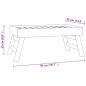 vidaXL Klapptablett 55x35x25 cm Massivholz Teak vidaXL Klapptablett 55x35x25 cm Massivholz Teak