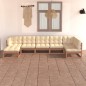 7-tlg. Garten-Lounge-Set mit Kissen Kiefer Massivholz 7-tlg. Garten-Lounge-Set mit Kissen Kiefer Massivholz