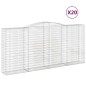 vidaXL Gabionen mit Hochbogen 20Stk. 400x50x180/200cm Verzinktes Eisen vidaXL Gabionen mit Hochbogen 20Stk. 400x50x180/200cm Verzinktes Eisen