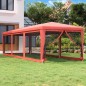 vidaXL Partyzelt mit 8 Mesh-Seitenwänden Rot 3x9 m HDPE vidaXL Partyzelt mit 8 Mesh-Seitenwänden Rot 3x9 m HDPE