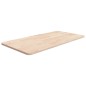 vidaXL Waschtischplatte 80x40x1,5 cm Massivholz Unbehandelt vidaXL Waschtischplatte 80x40x1,5 cm Massivholz Unbehandelt