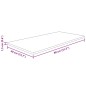 vidaXL Waschtischplatte 80x40x1,5 cm Massivholz Unbehandelt vidaXL Waschtischplatte 80x40x1,5 cm Massivholz Unbehandelt