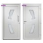 vidaXL Haustür Weiß 98x208 cm vidaXL Haustür Weiß 98x208 cm