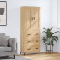 Highboard Sonoma-Eiche 69,5x34x180 cm Holzwerkstoff Highboard Sonoma-Eiche 69,5x34x180 cm Holzwerkstoff