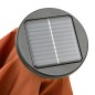 vidaXL Sonnenschirm mit LED-Beleuchtung Terrakotta 200x211 cm Alu vidaXL Sonnenschirm mit LED-Beleuchtung Terrakotta 200x211 cm Alu