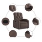 vidaXL Relaxsessel Braun Kunstleder vidaXL Relaxsessel Braun Kunstleder