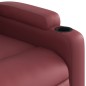 vidaXL Relaxsessel Weinrot Kunstleder vidaXL Relaxsessel Weinrot Kunstleder