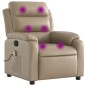 vidaXL Massagesessel Cappuccino-Braun Kunstleder vidaXL Massagesessel Cappuccino-Braun Kunstleder