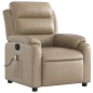 vidaXL Massagesessel Cappuccino-Braun Kunstleder vidaXL Massagesessel Cappuccino-Braun Kunstleder