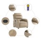 vidaXL Massagesessel Cappuccino-Braun Kunstleder vidaXL Massagesessel Cappuccino-Braun Kunstleder