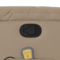 vidaXL Massagesessel Cappuccino-Braun Kunstleder vidaXL Massagesessel Cappuccino-Braun Kunstleder