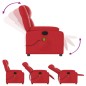vidaXL Massagesessel Rot Kunstleder vidaXL Massagesessel Rot Kunstleder