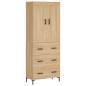 Highboard Sonoma-Eiche 69,5x34x180 cm Holzwerkstoff Highboard Sonoma-Eiche 69,5x34x180 cm Holzwerkstoff