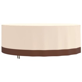 vidaXL Gartenmöbel-Abdeckungen 2 Stk. Ø 244x71 cm 600D Oxford-Gewebe