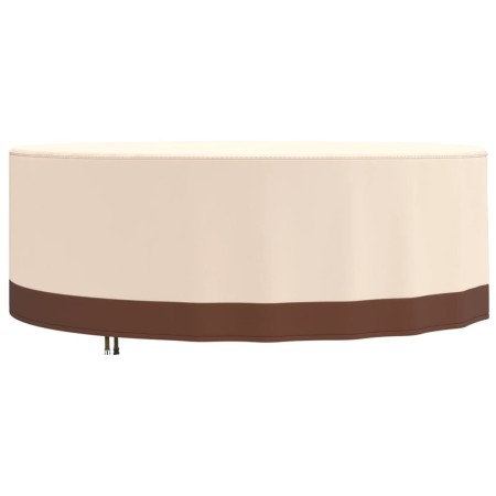vidaXL Gartenmöbel-Abdeckungen 2 Stk. Ø 244x71 cm 600D Oxford-Gewebe