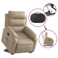 vidaXL Relaxsessel mit Aufstehhilfe Cappuccino-Braun Kunstleder vidaXL Relaxsessel mit Aufstehhilfe Cappuccino-Braun Kunstleder