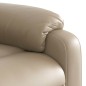 vidaXL Relaxsessel mit Aufstehhilfe Cappuccino-Braun Kunstleder vidaXL Relaxsessel mit Aufstehhilfe Cappuccino-Braun Kunstleder