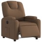vidaXL Relaxsessel Elektrisch Braun Stoff vidaXL Relaxsessel Elektrisch Braun Stoff