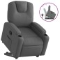vidaXL Relaxsessel mit Aufstehhilfe Dunkelgrau Stoff vidaXL Relaxsessel mit Aufstehhilfe Dunkelgrau Stoff