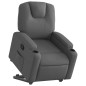 vidaXL Relaxsessel mit Aufstehhilfe Dunkelgrau Stoff vidaXL Relaxsessel mit Aufstehhilfe Dunkelgrau Stoff