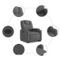 vidaXL Relaxsessel mit Aufstehhilfe Dunkelgrau Stoff vidaXL Relaxsessel mit Aufstehhilfe Dunkelgrau Stoff
