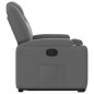 vidaXL Relaxsessel mit Aufstehhilfe Dunkelgrau Stoff vidaXL Relaxsessel mit Aufstehhilfe Dunkelgrau Stoff