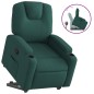 vidaXL Relaxsessel mit Aufstehhilfe Dunkelgrün Stoff vidaXL Relaxsessel mit Aufstehhilfe Dunkelgrün Stoff